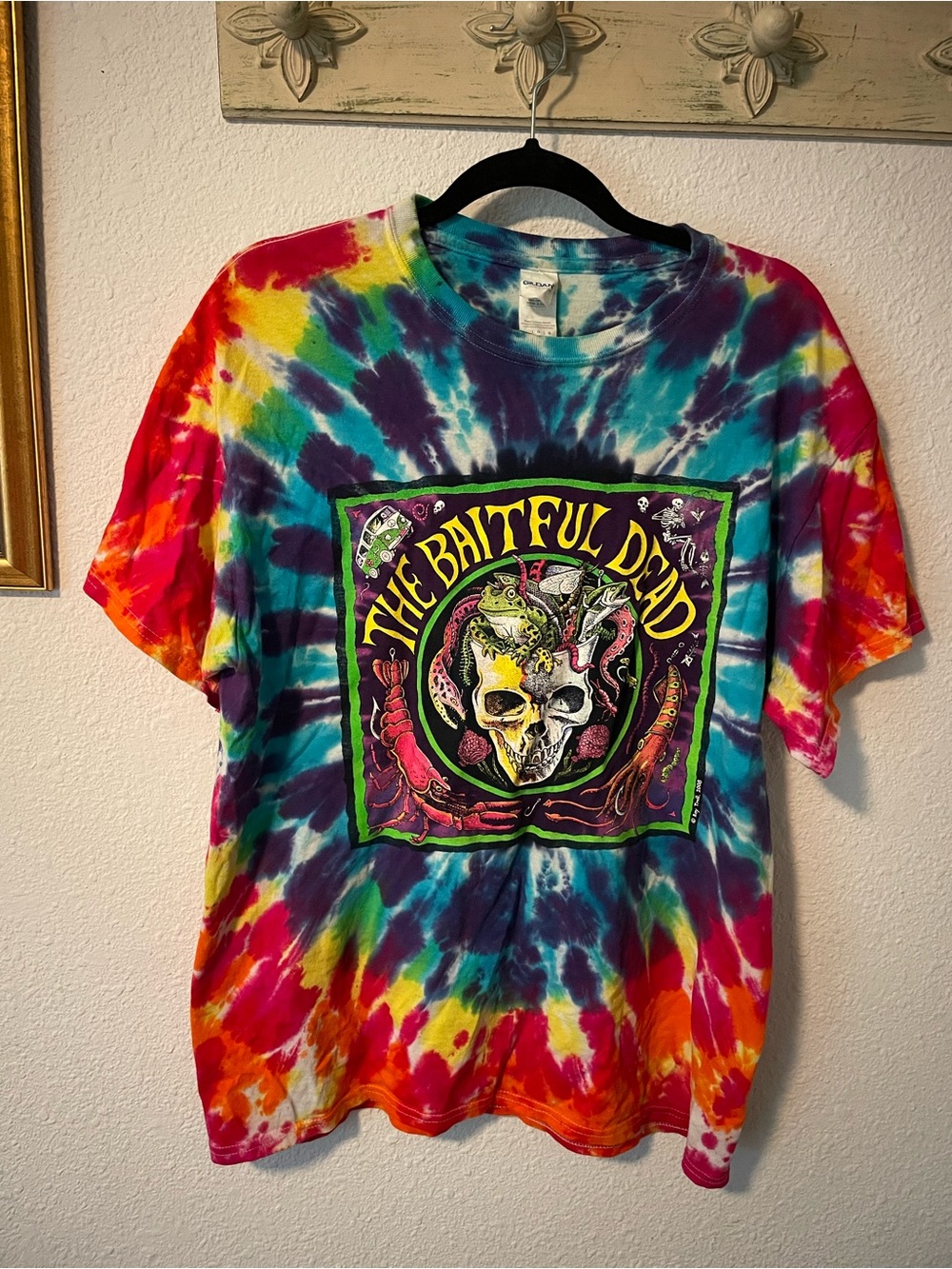 Grateful Dead Tie-Dye Fishing Tee